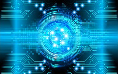 Siber devre gelecekteki teknoloji kavramı