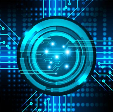 Siber devre gelecekteki teknoloji kavramı