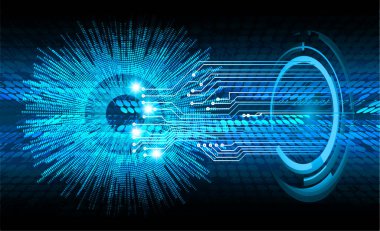 Siber devre gelecekteki teknoloji kavramı