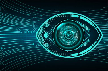 Siber devre gelecekteki teknoloji kavramı