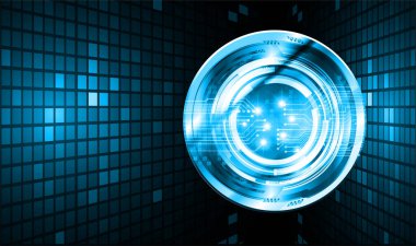 Siber devre gelecekteki teknoloji kavramı