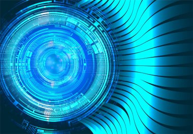 Siber devre gelecekteki teknoloji kavramı