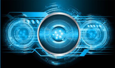 Siber devre gelecekteki teknoloji kavramı