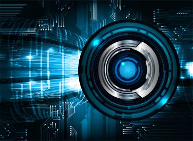 Siber devre gelecekteki teknoloji kavramı