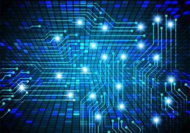 Siber devre gelecekteki teknoloji kavramı