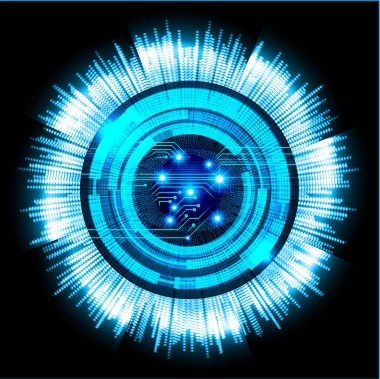 Siber devre gelecekteki teknoloji kavramı