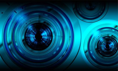 Siber devre gelecekteki teknoloji kavramı