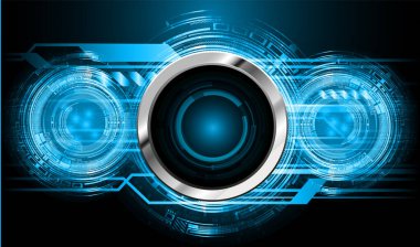 Siber devre gelecekteki teknoloji kavramı