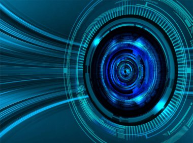 Siber devre gelecekteki teknoloji kavramı