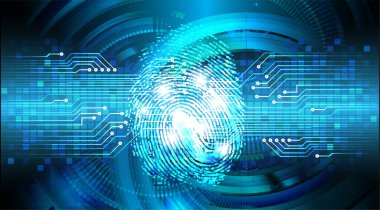 Siber devre gelecekteki teknoloji kavramı