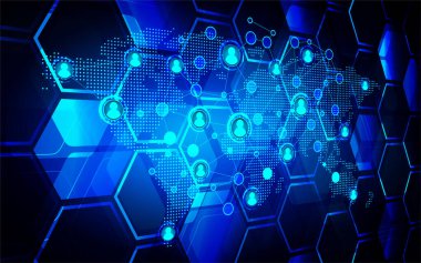 soyut gelecek duvar kağıdı, dijital arkaplan