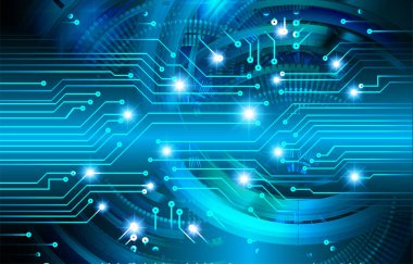 Siber devre gelecekteki teknoloji kavramı