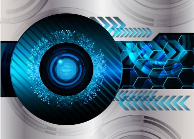 Siber devre gelecekteki teknoloji kavramı