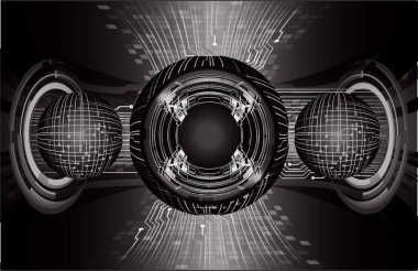 Siber devre gelecekteki teknoloji kavramı