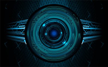 Siber devre gelecekteki teknoloji kavramı