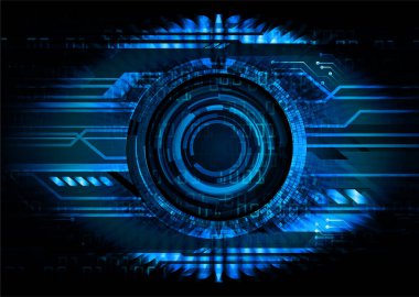 Siber devre gelecekteki teknoloji kavramı