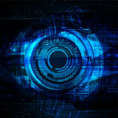 Siber devre gelecekteki teknoloji kavramı