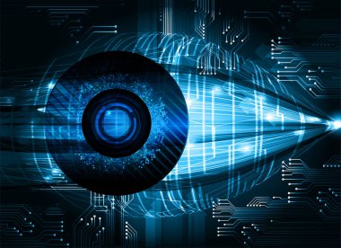 Siber devre gelecekteki teknoloji kavramı