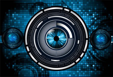 Siber devre gelecekteki teknoloji kavramı