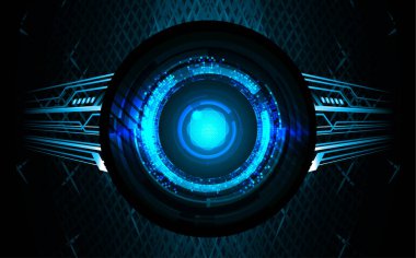 Siber devre gelecekteki teknoloji kavramı