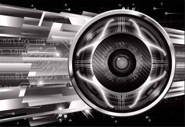 Siber devre gelecekteki teknoloji kavramı