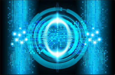 Siber devre gelecekteki teknoloji kavramı