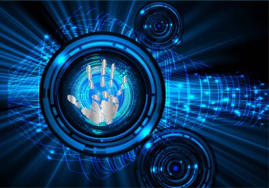 hareket bulanıklığı olan soyut teknoloji arkaplanı