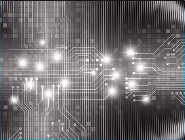 Geometrik şekilli soyut gelecek arkaplanı 