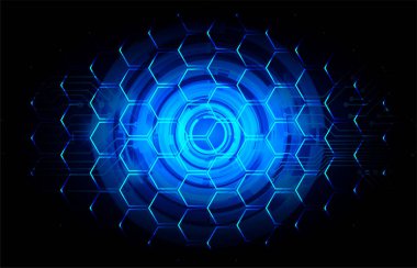 Siber devre gelecekteki teknoloji kavramı