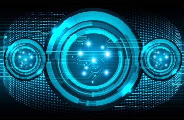 Siber devre gelecekteki teknoloji kavramı