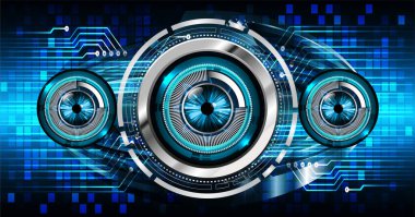 Siber devre gelecekteki teknoloji kavramı