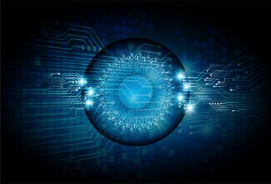 Siber devre gelecekteki teknoloji kavramı