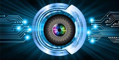 Siber devre gelecekteki teknoloji kavramı