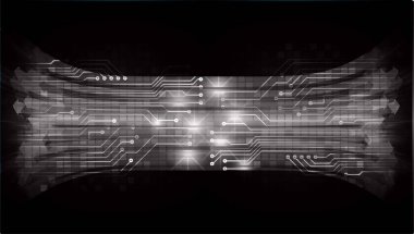 Geometrik şekilli soyut gelecek arkaplanı 