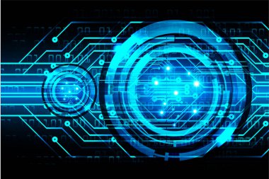 Siber devre gelecekteki teknoloji kavramı