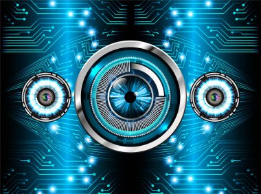 Siber devre gelecekteki teknoloji kavramı