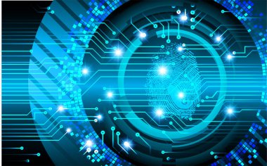 Siber devre gelecekteki teknoloji kavramı