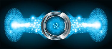 Siber devre gelecekteki teknoloji kavramı