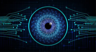 Siber devre gelecekteki teknoloji kavramı