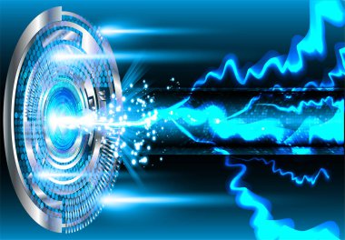 Siber devre gelecekteki teknoloji kavramı