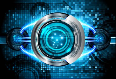 Siber devre gelecekteki teknoloji kavramı