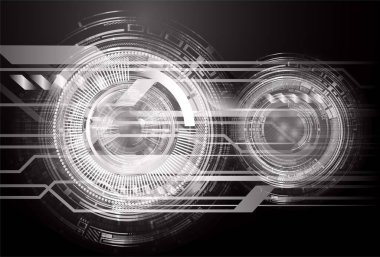 Siber devre gelecekteki teknoloji kavramı