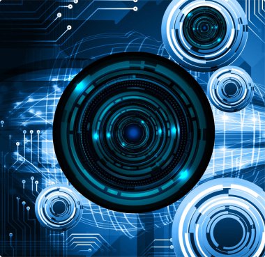 Siber devre gelecekteki teknoloji kavramı