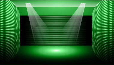 Geometrik şekilli soyut gelecek arkaplanı 