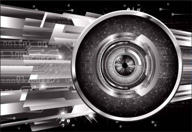 Siber devre gelecekteki teknoloji kavramı