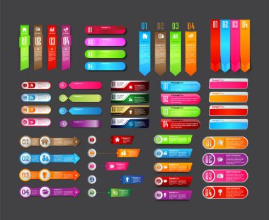 Web sitesi, bilgisayar grafik teknolojisi ve internet için renkli modern metin kutusu şablonu, afiş