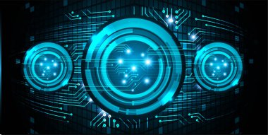 Siber devre gelecekteki teknoloji kavramı