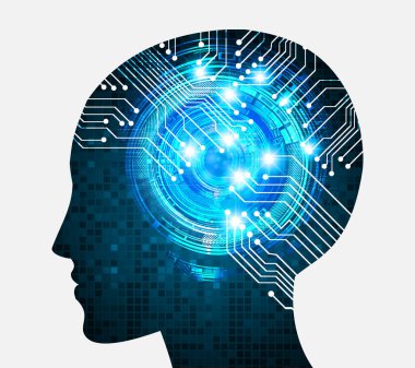 Siber devre gelecekteki teknoloji kavramı