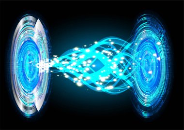 Siber devre gelecekteki teknoloji kavramı