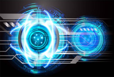 Siber devre gelecekteki teknoloji kavramı